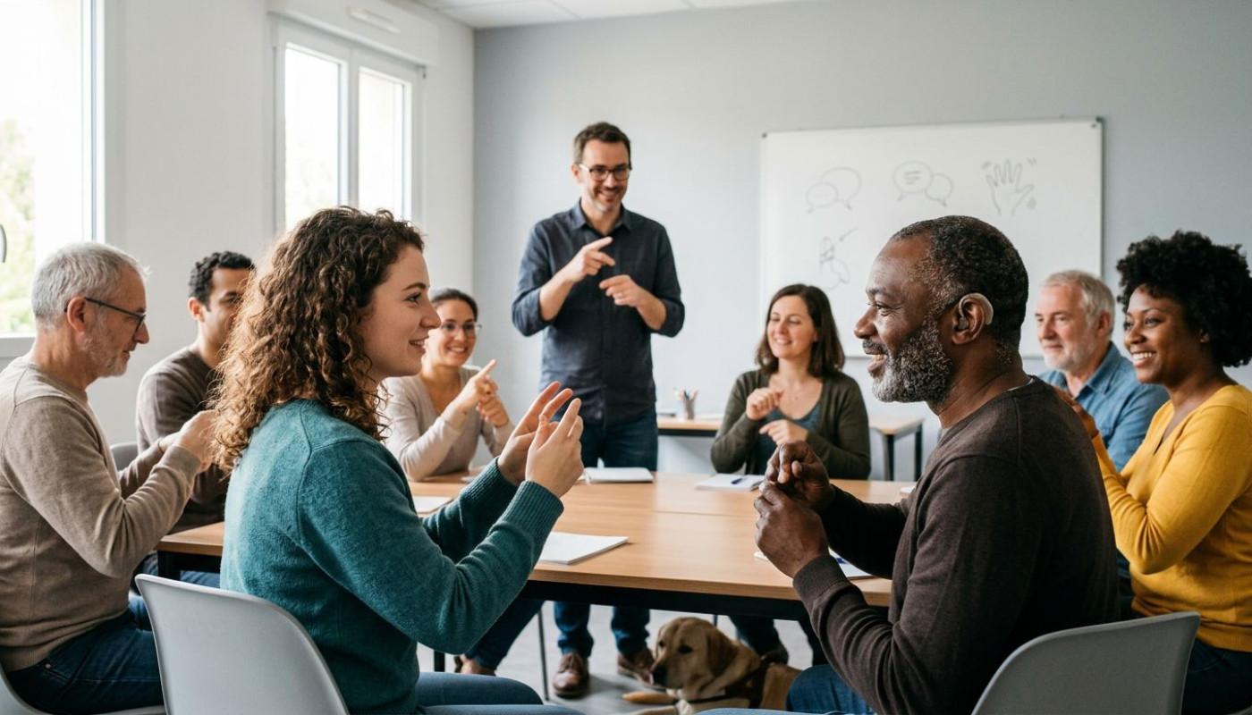 Comment les cours de langue des signes favorisent l'inclusion sociale ?